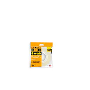 Scotch Cinta Adhesiva - Facil de Cortar - 12mm x 33m - Color Transparente