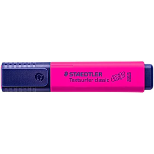 Staedtler Textsurfer Classic 364 Marcador Fluorescente - Punta Biselada 1 - 5mm Aprox - Secado Rapido - Color Magenta