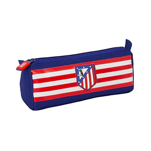 Safta Atletico de Madrid Portatodo - 1 Compartimento con Cremallera - 21x8x7cm - Color Azul Marino