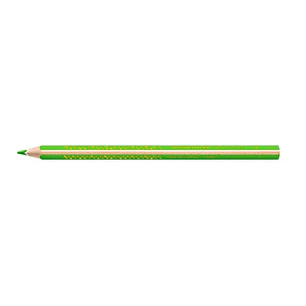 Staedtler Jumbo Noris 128 Lapiz Triangular de Color - Mina de 4mm - Resistencia a la Rotura - Diseño Ergonomico - Color Verde Claro