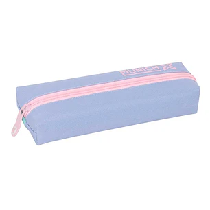 Safta Munich Mellow Portatodo - Cremallera - Goma Elastica - 0.53L - 220x70x40mm - Color Azul Claro