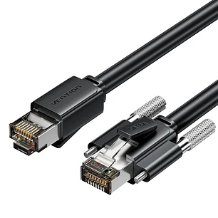 Vention Cable de Red SFTP RJ45 Cat.6 - 2m - Industrial - Ultraflexible - Color Negro