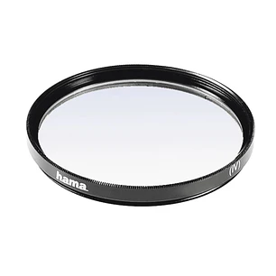 Hama Filtro Ultravioleta de 58mm Recubrimiento Doble - Cristal Optico - Color Negro