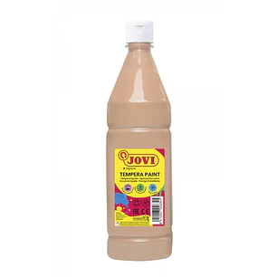 Jovi Tempera Paint Tempera Liquida 1000ml - Base Agua - Lista para Usar - Alto Poder Cubriente - Secado Rapido - Excelente Rendimiento - Facil Aplicac