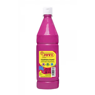 Jovi Tempera Paint Tempera Liquida 1000ml - Base Agua - Lista para Usar - Alto Poder Cubriente - Secado Rapido - Excelente Rendimiento - Facil Aplicac