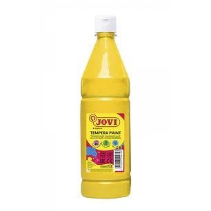 Jovi Tempera Paint Tempera Liquida 1000ml - Base Agua - Lista para Usar - Alto Poder Cubriente - Secado Rapido - Excelente Rendimiento - Facil Aplicac