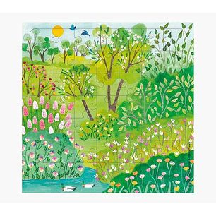 Pictura Tarjeta Puzzle - 15.5x15.5cm - Tematica Parque - 49 Piezas - Incluye Tarjeta Plegada y Sobre Blanco - Certificacion FSC - Embolsada en Celofan