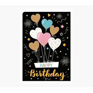 Pictura Tarjeta Zig-Zag - 15x22cm - Tematica Corazones - Triptica sin Envoltorio - Incluye Sobre Blanco - Papel con Certificacion FSC
