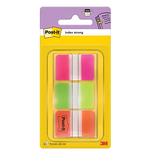 Post-It Index Dispensador con 36 Marcadores Reposicionables - Forma Rectangular - Colores Surtidos