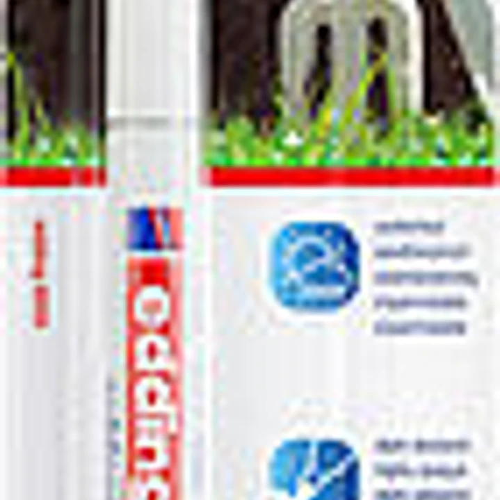 Edding 8055 Rotulador Permanente para Exteriores - Punta Redonda 1-2mm - Tinta Resistente al Desgaste, Roce y Luz - Color Blanco 1