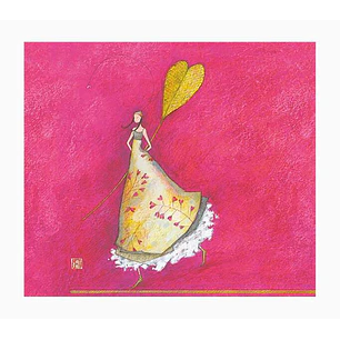 Pictura Gaëlle Boissonnard Tarjeta Doble - Acabado en Barniz de Relieve UV Grueso - Laminado Mate de Tacto Suave - 10.5x21cm - Papel con Certificacion