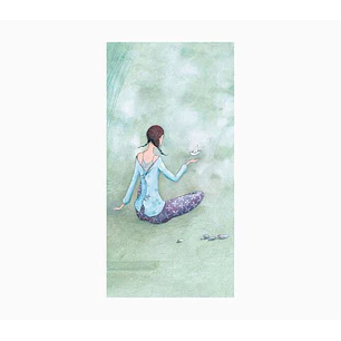 Pictura Gaëlle Boissonnard Tarjeta Doble - Acabado en Barniz de Relieve UV Grueso - Laminado Mate de Tacto Suave - 10.5x21cm - Papel con Certificacion