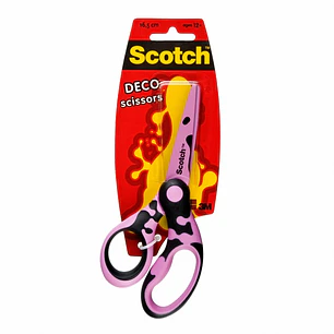 Scotch Deco Tijeras Infantiles 16.5cm - Acero Inoxidable - Punta Redondeada - Colores Surtidos Aleatorios