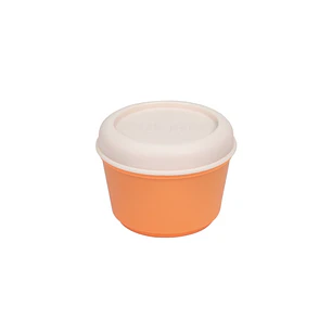 Milan The Fun Fiambrera Hermetica Redonda de 0.25L - Libre de BPA - Tapa de Rosca - Apto para Microondas, Lavavajillas y Congelador - 10x7cm - Color N