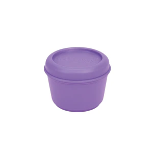 Milan Sunset Fiambrera Hermetica Redonda de 0.25L - Libre de BPA - Tapa de Rosca - Apto para Microondas, Lavavajillas y Congelador - 10x7cm - Color Vi