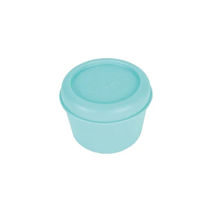 Milan 460 Since 1918 Fiambrera Hermetica Redonda de 0.25L - Libre de BPA - Tapa de Rosca - Apto para Microondas, Lavavajillas y Congelador - 10x7cm - 
