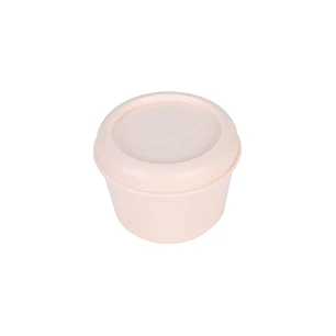 Milan 460 Since 1918 Fiambrera Hermetica Redonda de 0.25L - Libre de BPA - Tapa de Rosca - Apto para Microondas, Lavavajillas y Congelador - 10x7cm - 