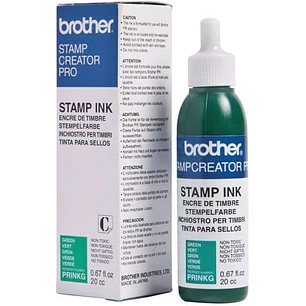 Brother Bote de Tinta Verde para Maquina de Sellos SC2000 20cc