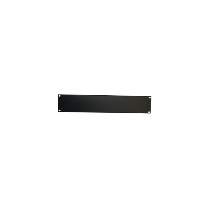 WP Tapa Delantera para Armario 2U - 490x15x100mm - Color Negro 1