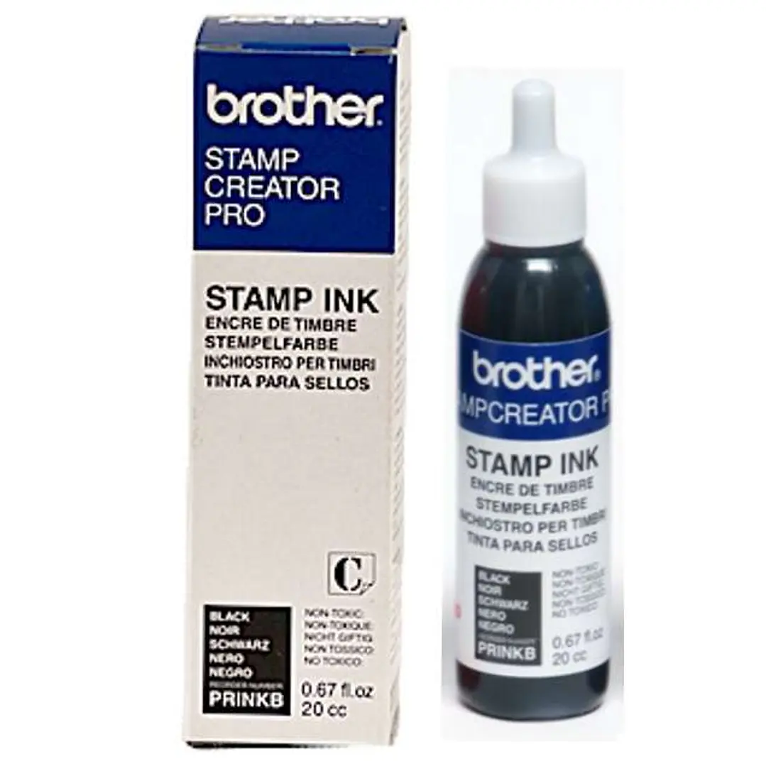 Brother Bote de Tinta Negra para Maquina de Sellos SC2000 20cc 1