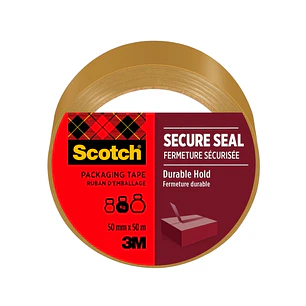 Scotch Precinto de Embalaje - 50mm x 50m - Sellado Seguro - Color Marron