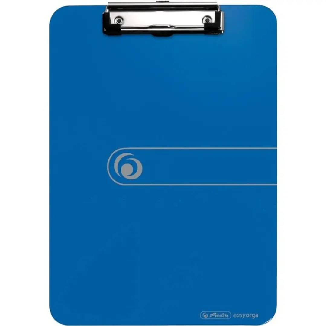Herlitz Carpeta Sujetapapeles - Formato A4 - Pinza Metalica - Capacidad hasta 80 Hojas - Color Azul 1