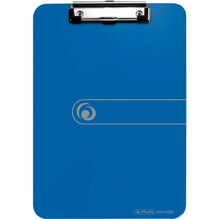 Herlitz Carpeta Sujetapapeles - Formato A4 - Pinza Metalica - Capacidad hasta 80 Hojas - Color Azul 1