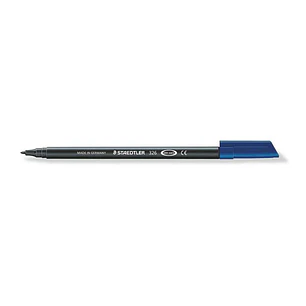 Staedtler Noris 326 Rotulador de Punta Fina - Trazo 1mm Aprox - Tina Base de Agua - Color Negro