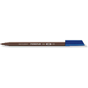 Staedtler Noris 326 Rotulador de Punta Fina - Trazo 1mm Aprox - Tina Base de Agua - Color Pardo Van Dyck