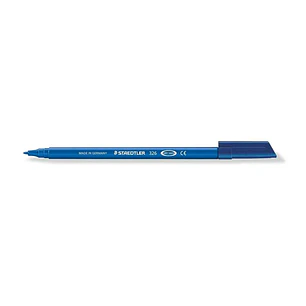 Staedtler Noris 326 Rotulador de Punta Fina - Trazo 1mm Aprox - Tina Base de Agua - Color Azul
