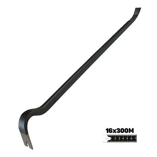 Blim Herramienta de Palanca y Eliminacion de Soporte del Encofrado - Medidas 300X16mm - Cabezas y Uñas Forjadas, Maxima Dureza - Tratamiento Termico d