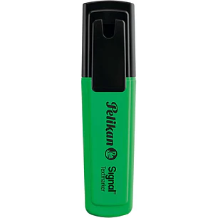 Pelikan Subrayador Textmarker Signal - Punta Biselada de 2.0mm - Tinta de Secado Rapido - Ideal para Resaltar Texto - Color Verde Fluorescente