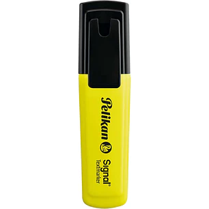 Pelikan Subrayador Textmarker Signal - Punta Biselada de 2.0mm - Tinta de Secado Rapido - Ideal para Resaltar Texto - Color Amarillo Fluorescente