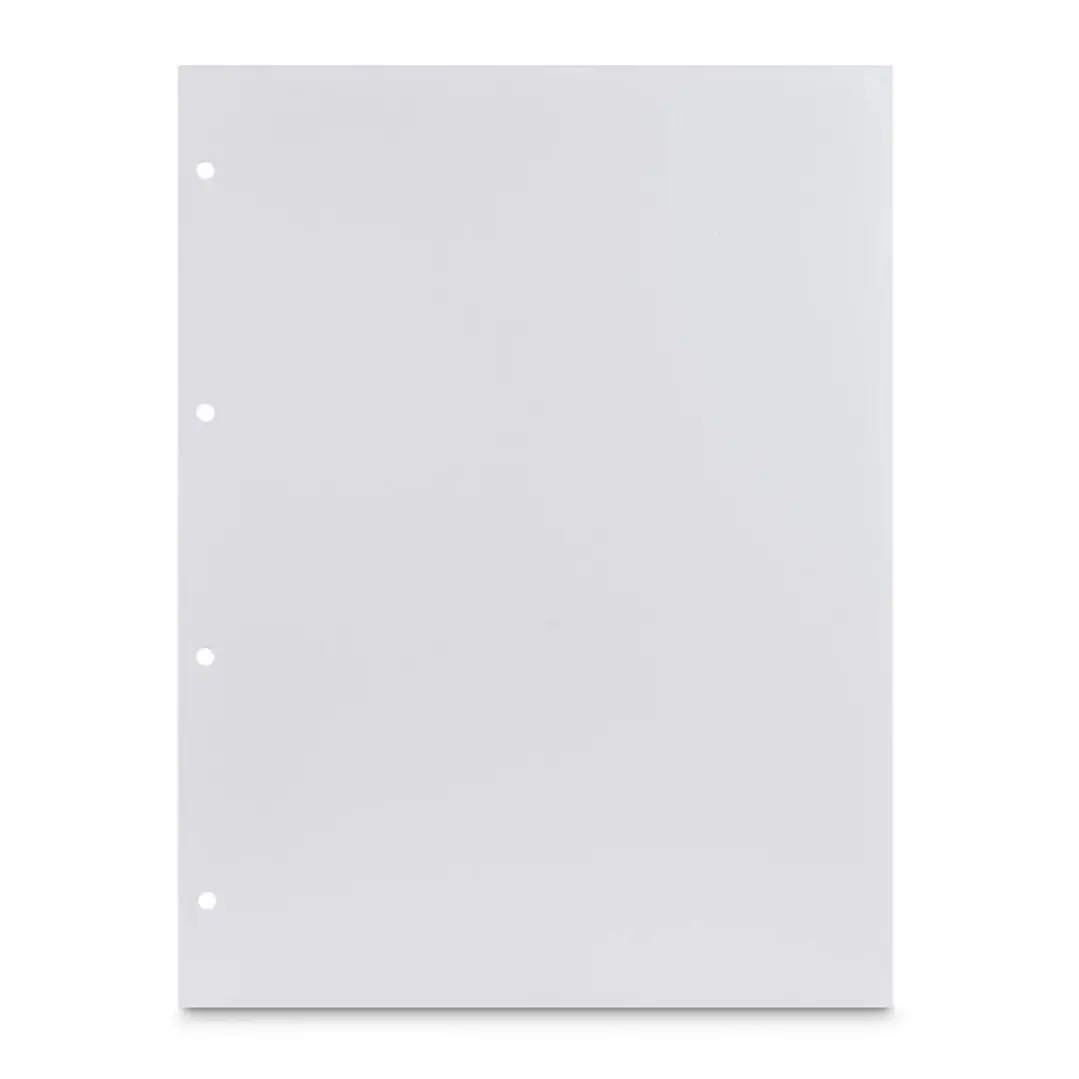 Hama Pack de 25 Cartulinas para Fotos - Perforado - 233x310mm - Color Blanco 1