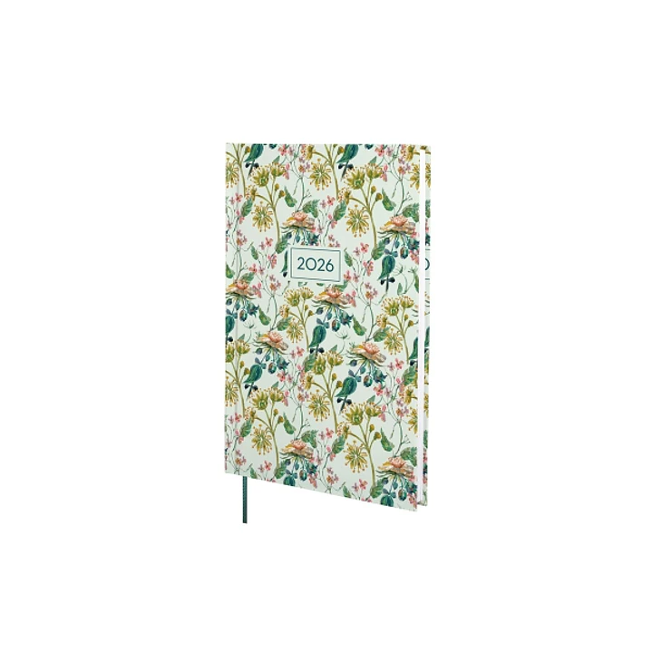 Finocam Dynamic Porto Design Agenda en Catalan - Anual 2026 - Tapa Dura - Formato Y10 - 145x12x210mm - Semana Vista en Vertical - Tematica de Flores 1