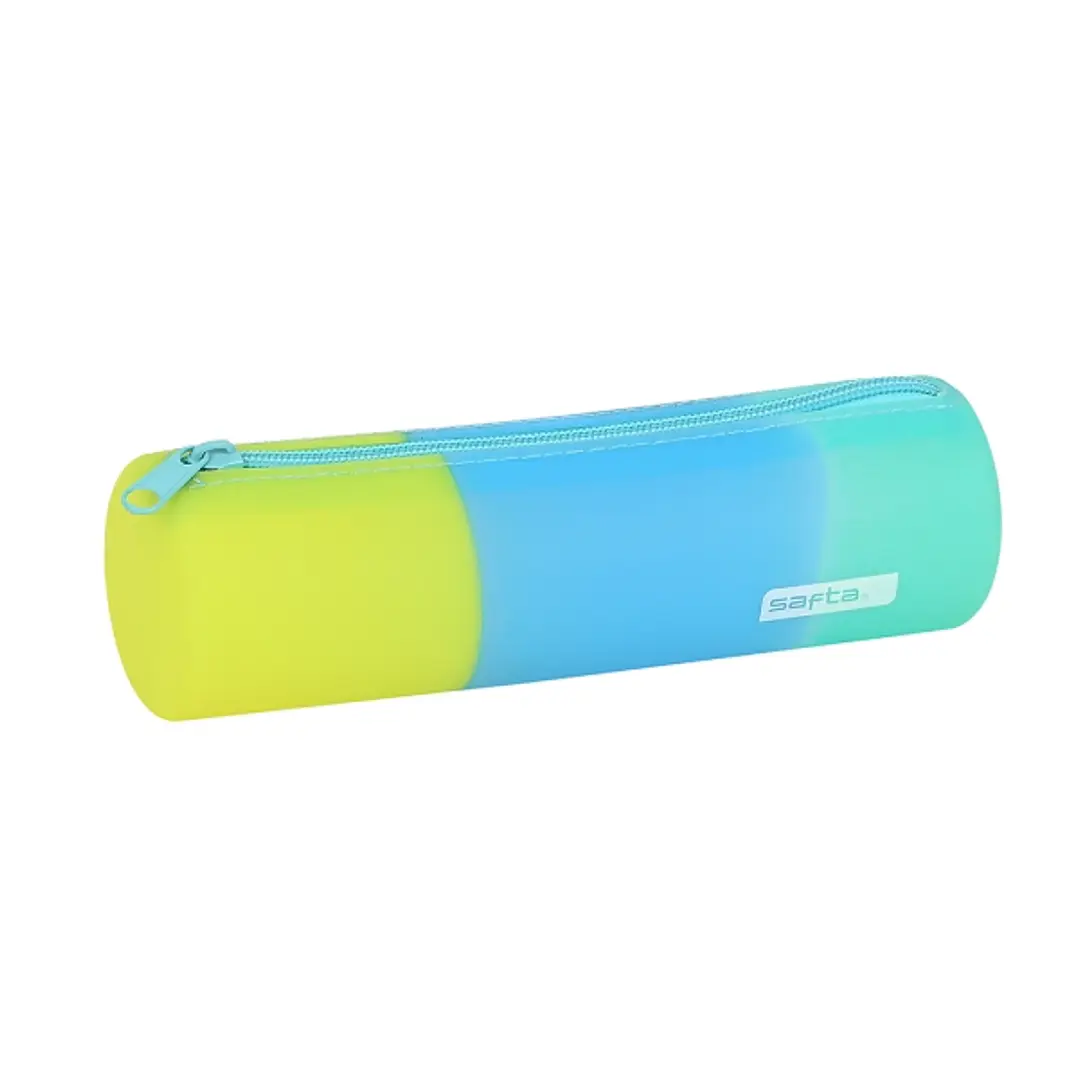 Safta Portatodo - Cremallera - Silicona - 0.1L - 200x50mm - Multicolor 1