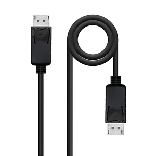 Nanocable Cable Displayport 1.4 CCS DP/M-DP/M - Longitud 2m - Color Negro