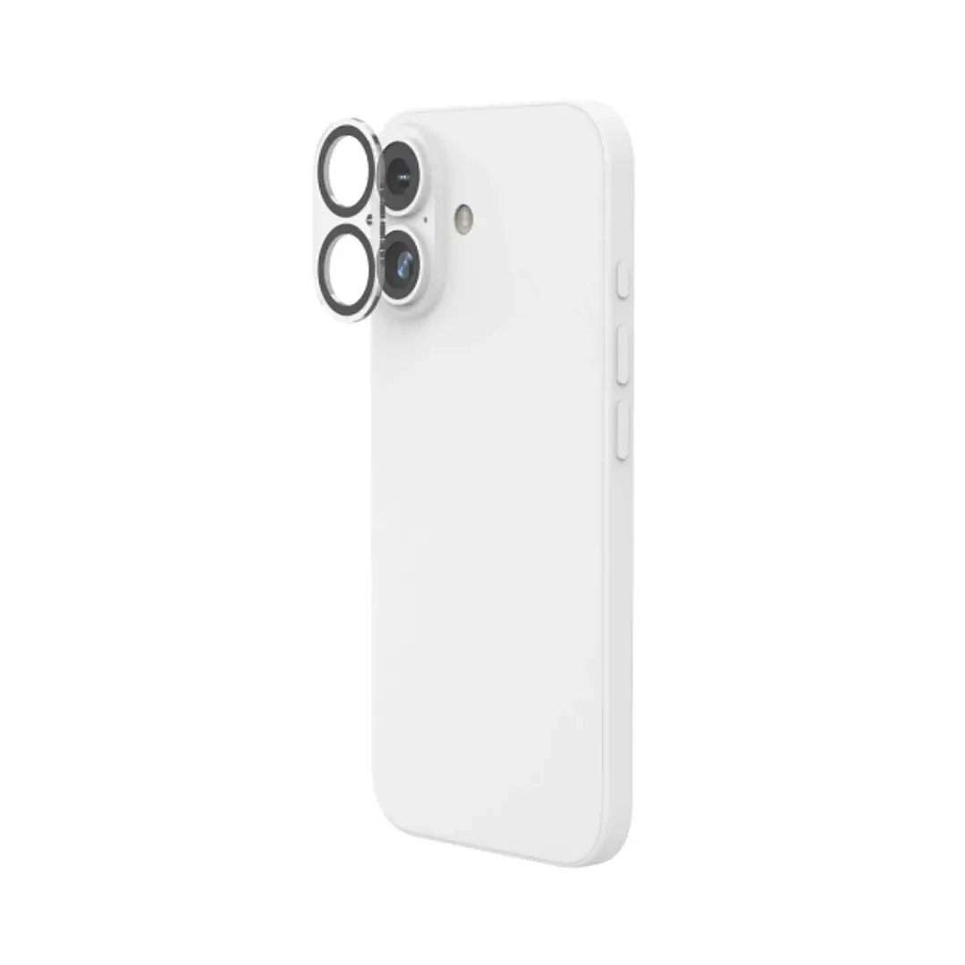 Hama Cam Protect Protector de Camara para iPhone 16 / 16 Plus - Vidrio Templado - Color Transparente 1