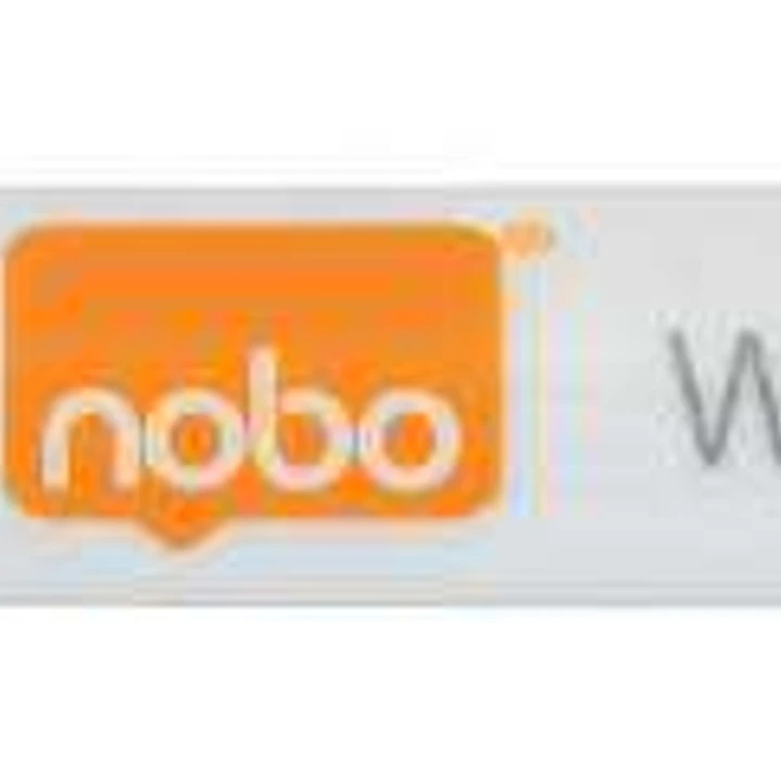 Nobo Pack de 6 Mini Rotuladores para Pizarra Blanca con Borrador Incorporado - Punta Fina de 2mm - Tapa Magnetica - Color Negro 1