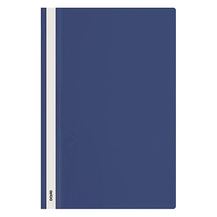 Dohe Dosier con Fastener - Tamaño Folio - Cubierta Transparente y Trasera Opaca - Fabricado en Polipropileno