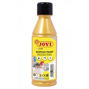 Jovi Jovidecor Acryl Pintura Acrilica Satinada - Pintura Acrilica Base Agua - Acabado Satinado - Alto Poder Cubriente - Aplicable en Cualquier Superfi