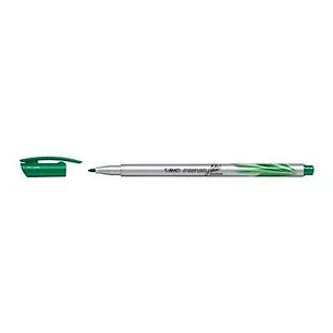 Bic Intensity Medium Rotulador de Punta Media de 0.8mm - Tinta con Base de Agua - Color Verde