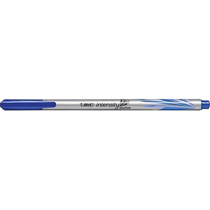 Bic Intensity Medium Rotulador de Punta Media de 0.8mm - Tinta con Base de Agua - Color Azul