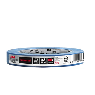 3M Cinta de Enmascarar Profesional - Multisuperficie - 18mm x 50m - 100% PEFC - Color Azul