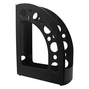 Dohe +Mab Revistero de Poliestireno de Alta Calidad - Medidas 80x318x245mm - Material 100% Reciclable - Color Negro