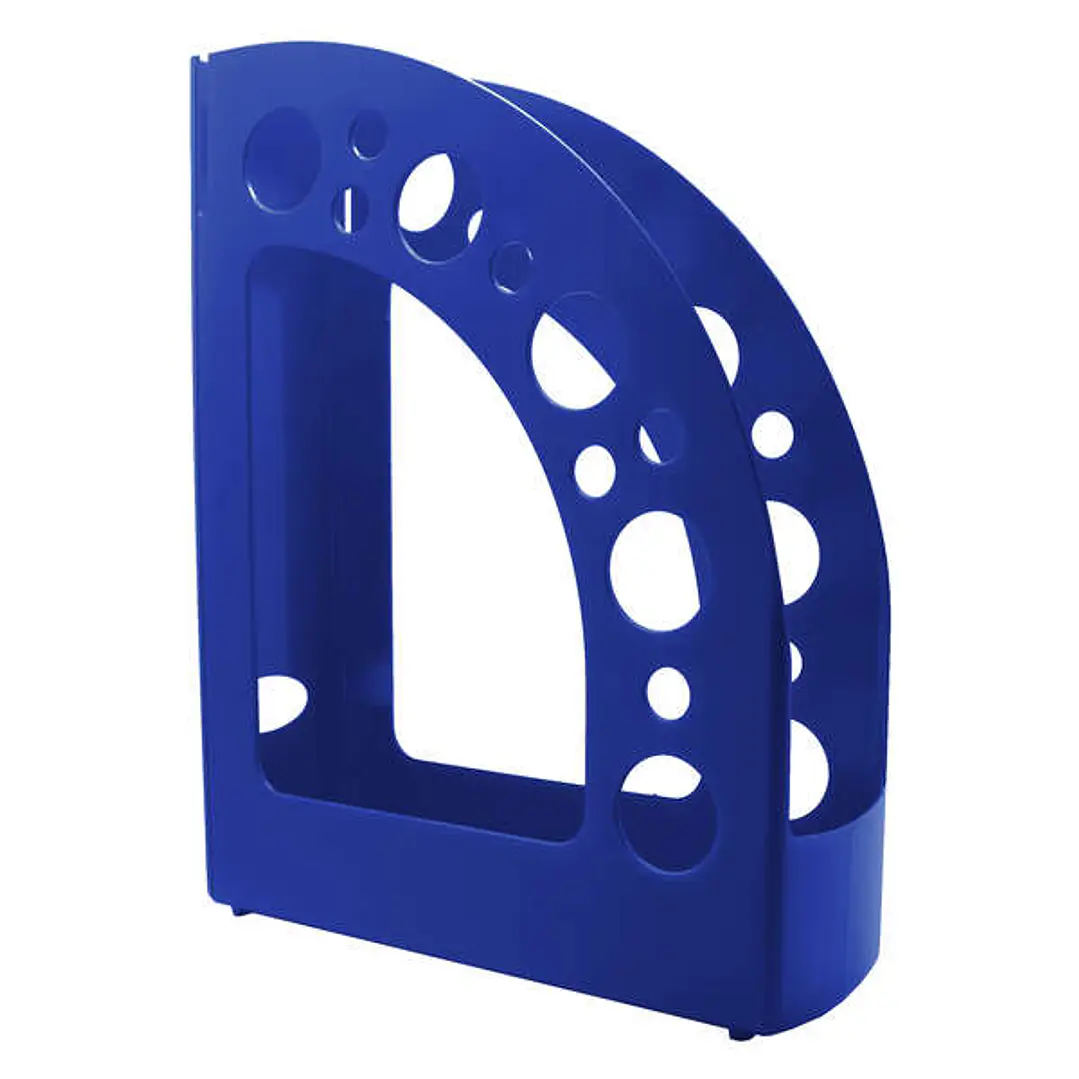 Dohe +Mab Revistero de Poliestireno de Alta Calidad - Medidas 80x318x245mm - Material 100% Reciclable - Color Azul 1