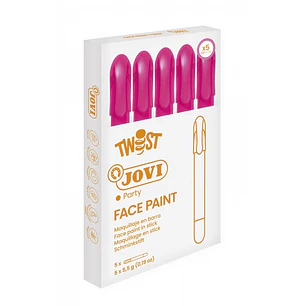 Jovi Twist Stick de Pintura de Cara - Hipoalergenico - Base Agua - Facil Aplicacion - Gran Cobertura - Seca Rapido - Facil de Retirar - sin Parabenos 