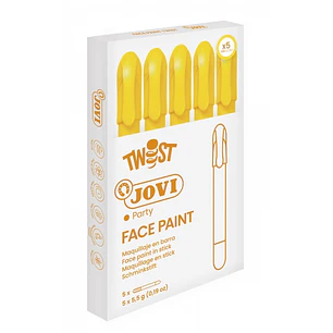Jovi Twist Stick de Pintura de Cara - Hipoalergenico - Base Agua - Facil Aplicacion - Gran Cobertura - Seca Rapido - Facil de Retirar - sin Parabenos 