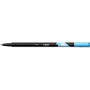 Bic Intensity Fine Rotulador de Punta Fina de 0.8mm - Trazo de 0.4mm - Tinta con Base de Agua - Color Turquesa