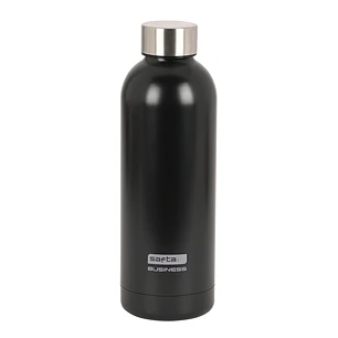 Safta Business Botella Termo de 500ml - Acero Inoxidable - Color Negro